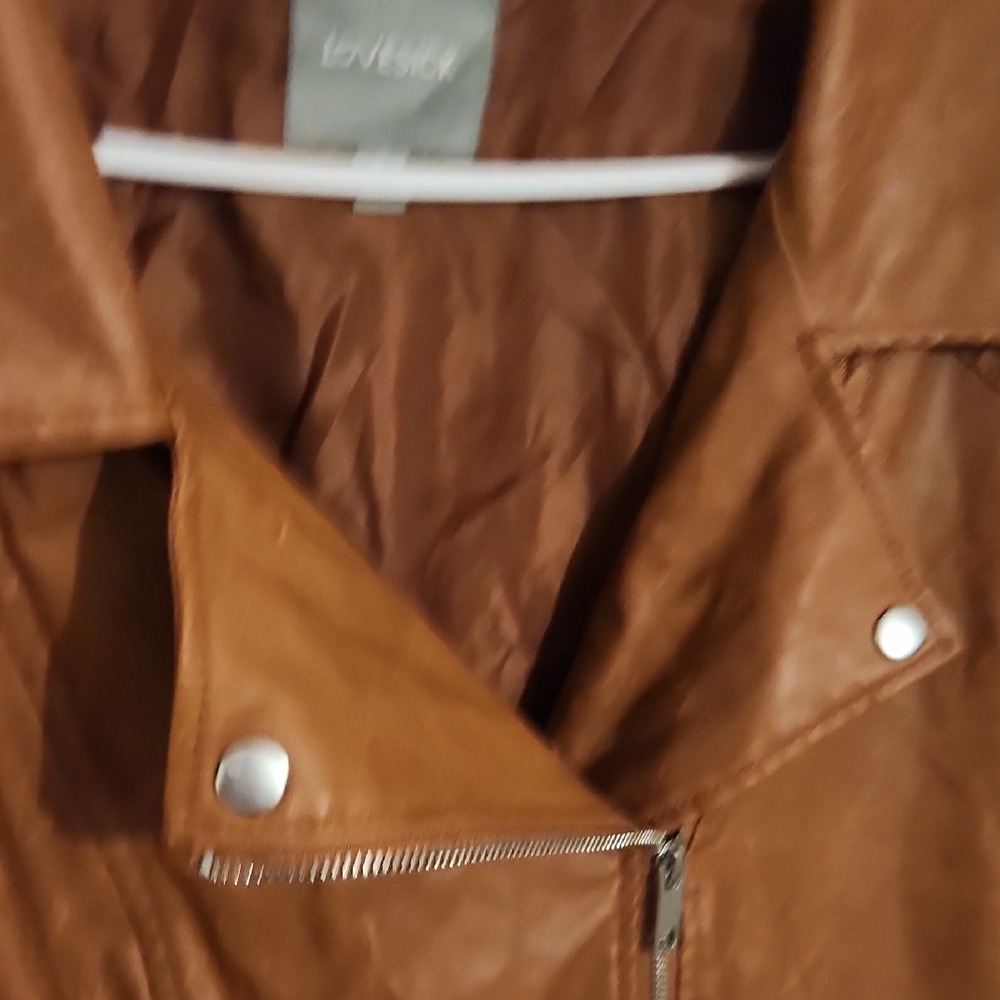 Lovesick Faux Leather Moto Jacket 🏍💨🔥 - Picture 4 of 11